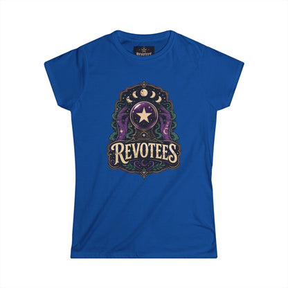 Revotees Mystic Star Women's Tee — Celestial Astrology Graphic Shirt