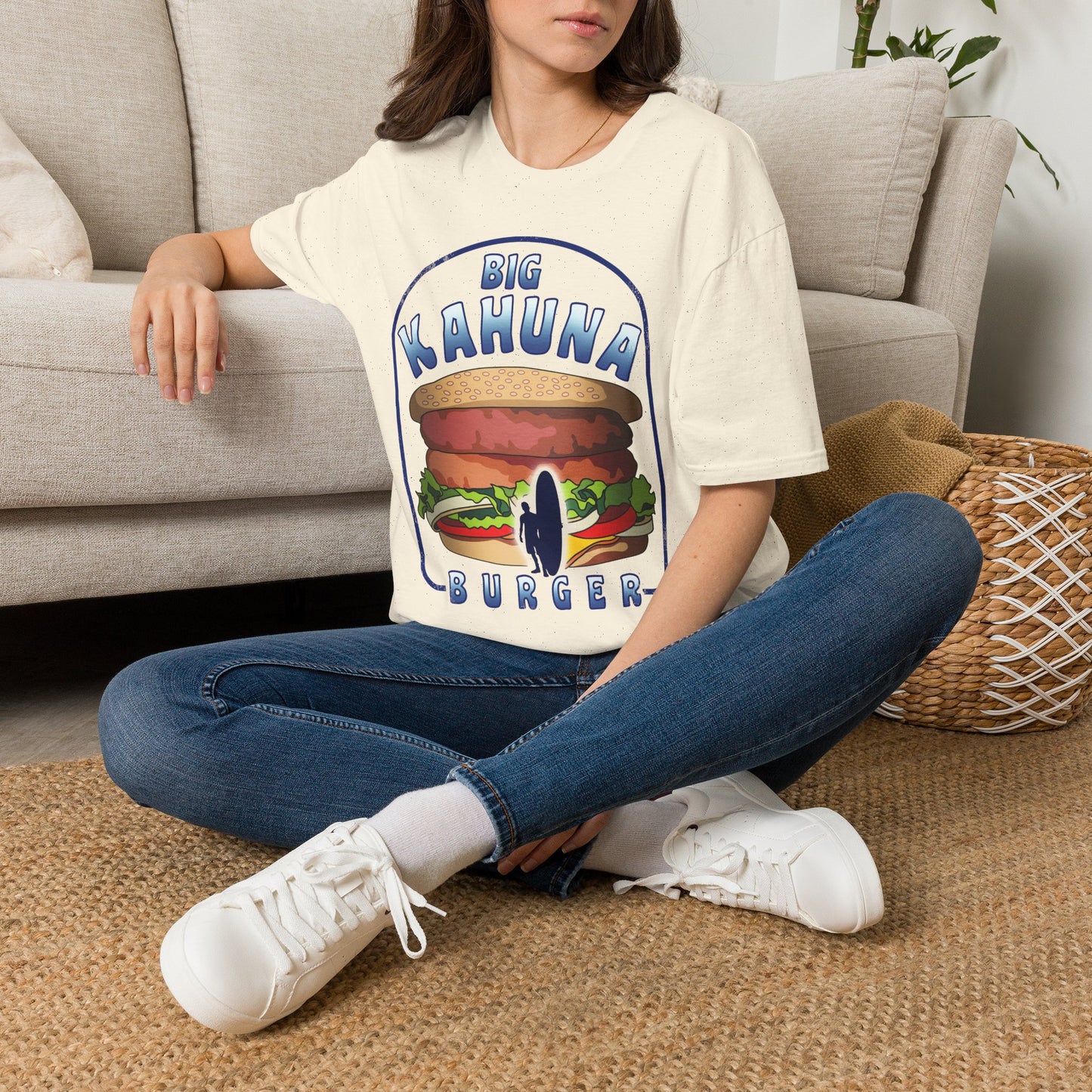 Big Kahuna Burger T-Shirt — Retro Surf-Inspired Burger Graphic Tee