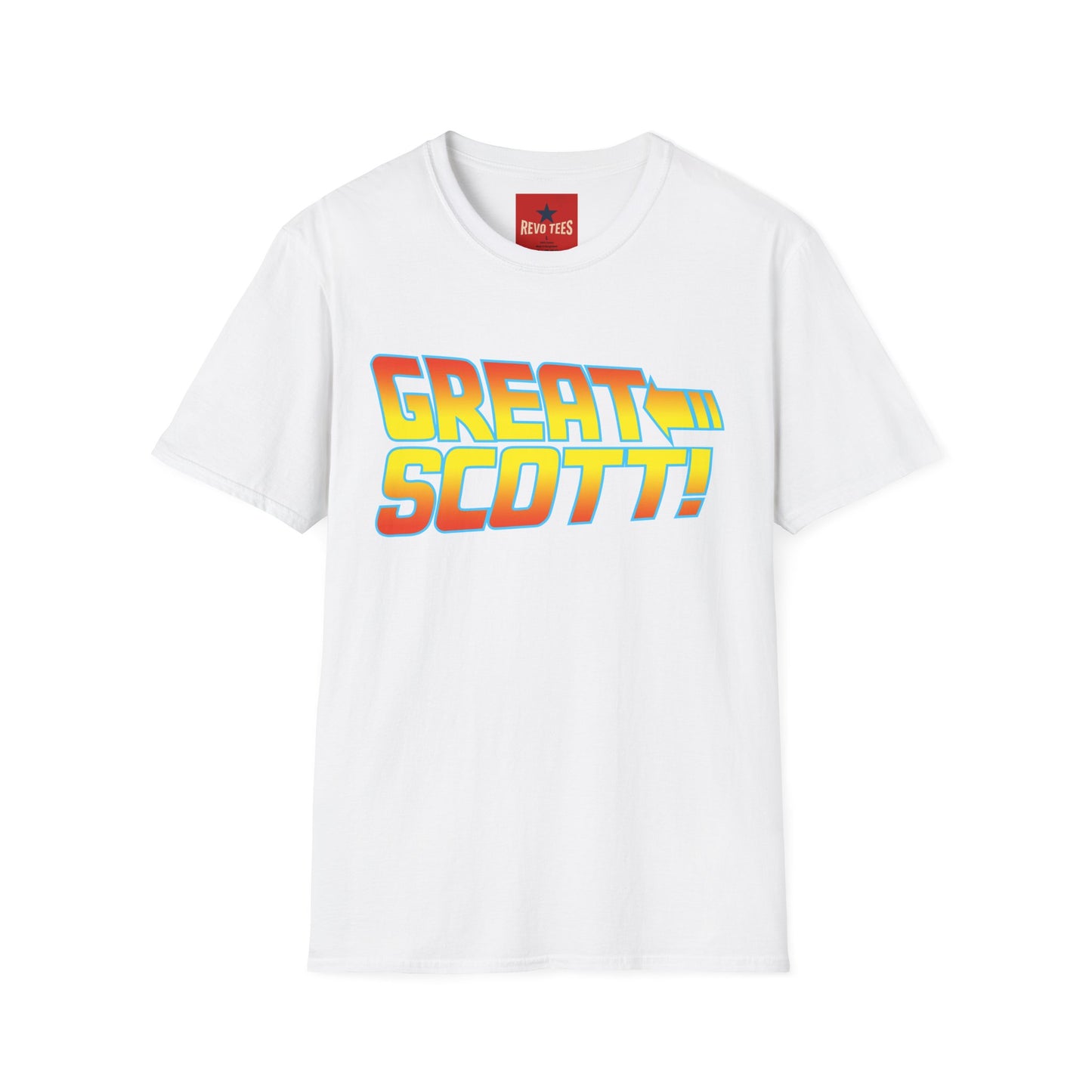 Great Scott! T-Shirt — Retro 80s Movie Quote Tee
