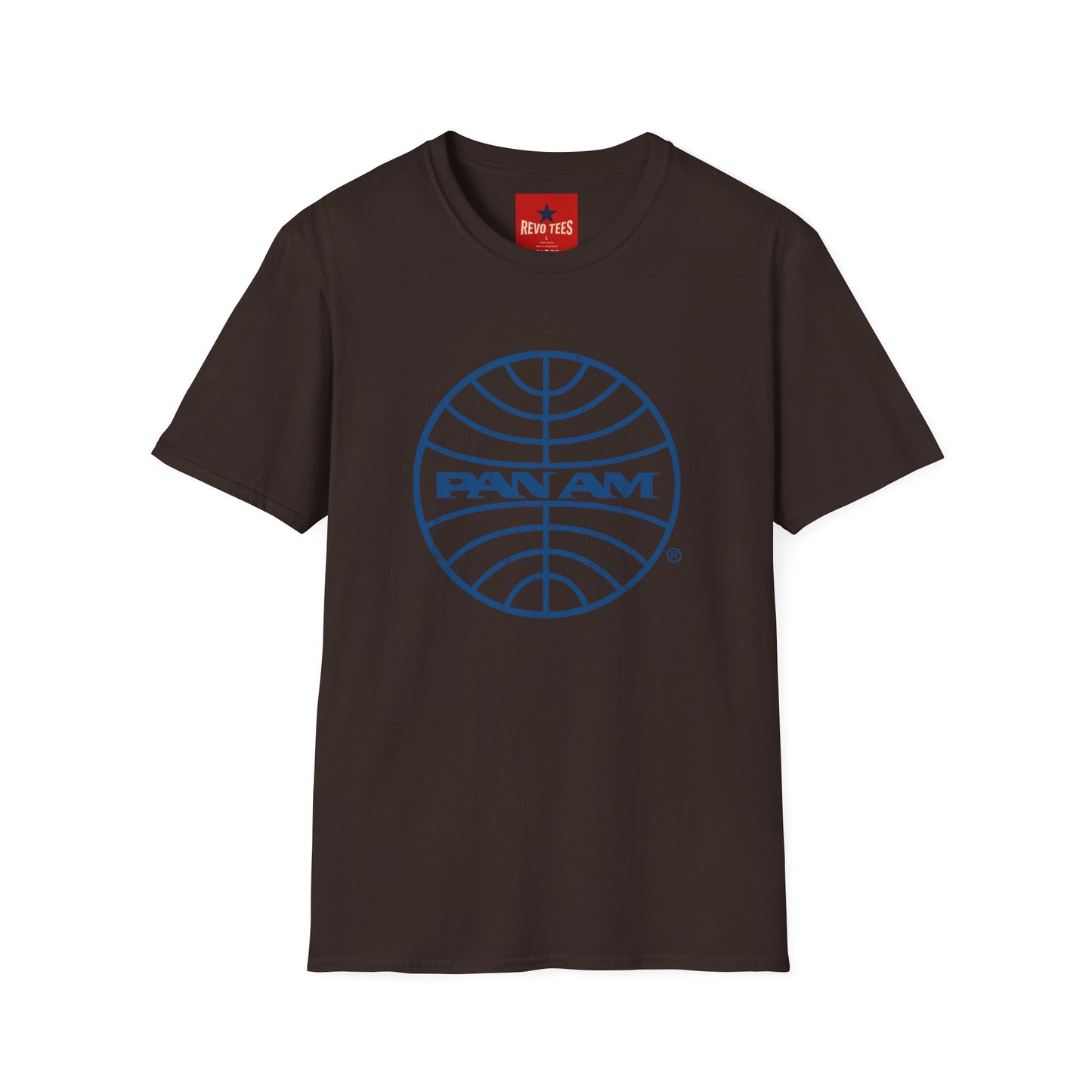 Pan Am Retro Logo T-Shirt — Vintage Airline Travel Tee