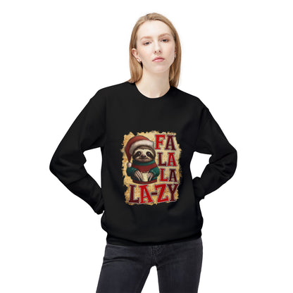 Fa La La La-Zy Sloth Christmas Sweatshirt