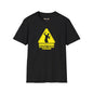 Revotees Caution Throwing Shapes Unisex Softstyle T-Shirt