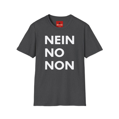 Nein / No Graphic T‑Shirt — Bold Bilingual Statement Tee