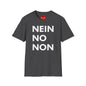 Nein / No Graphic T‑Shirt — Bold Bilingual Statement Tee