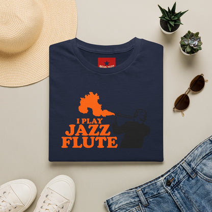 I Play Jazz Flute - Anchor Man - Unisex Softstyle T-Shirt