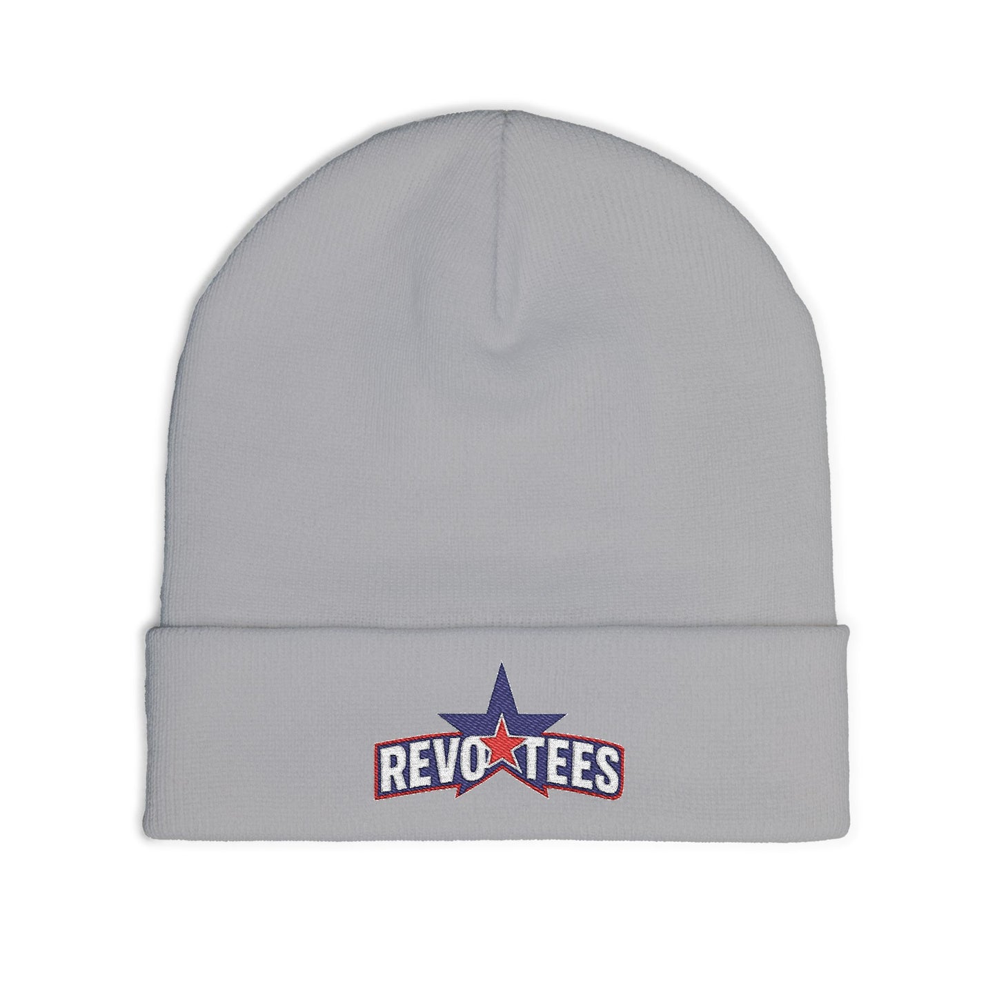 Embroidered 'Revotees' Star Knit Beanie — Patriotic Winter Hat