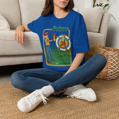 Archery for Beginners T-Shirt — Retro Kids' Archery Practice Graphic Tee