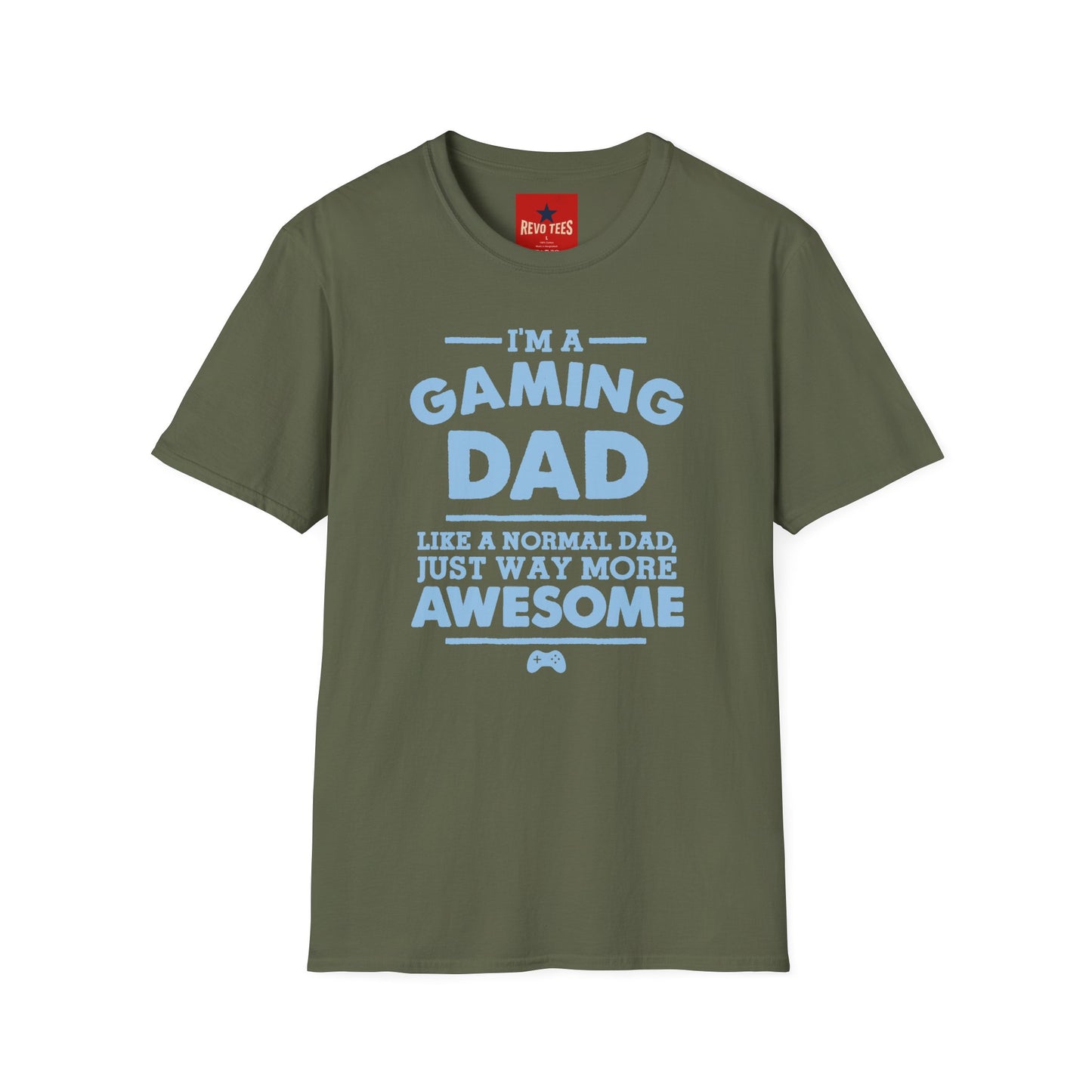 Gaming Dad T-Shirt — “I’m a Gaming Dad” Funny Father’s Day Tee