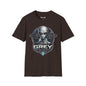 REVOTEES Alien Grey T-Shirt — Retro Sci‑Fi Extraterrestrial Graphic Tee