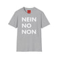 Nein / No Graphic T‑Shirt — Bold Bilingual Statement Tee