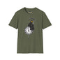 Revotees Banksy Grim Reaper Clock Graphic Smiley Mask T-Shirt - alternate view 5