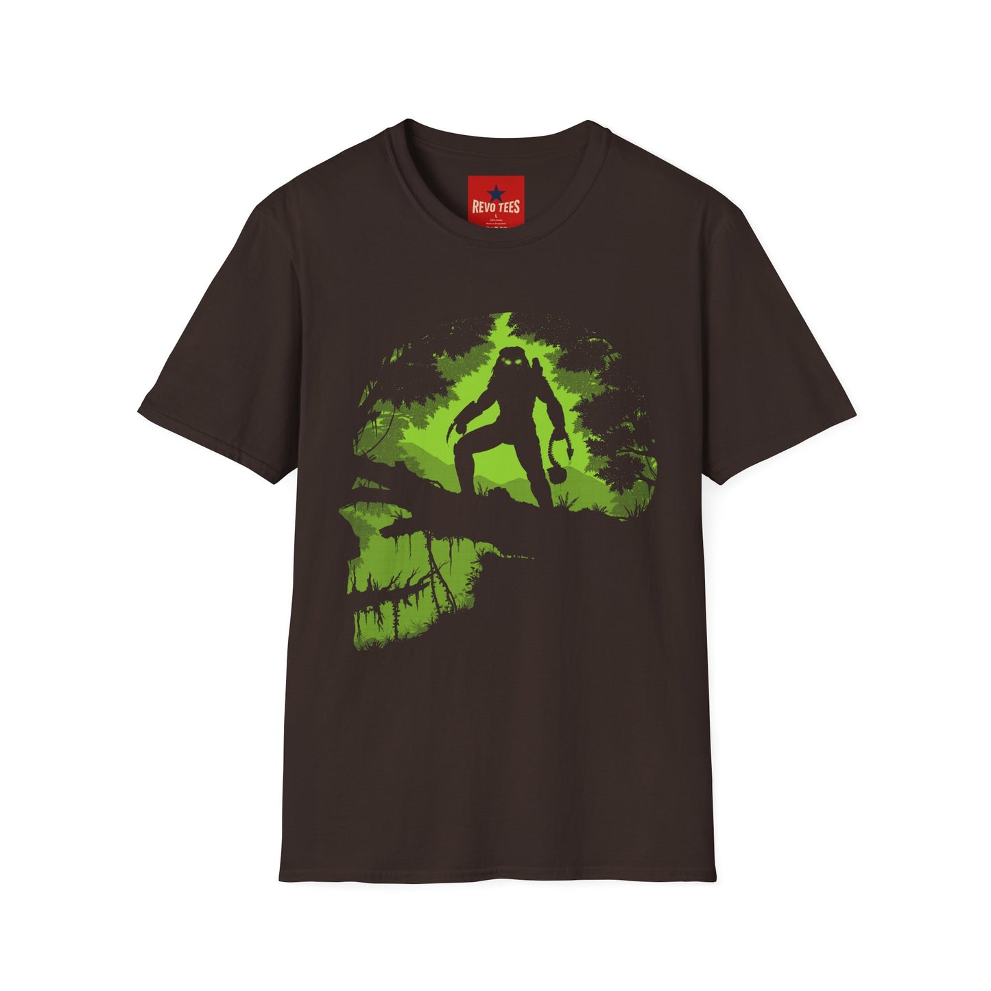 Predator Forest Silhouette T-Shirt — Cryptid Adventure Tee