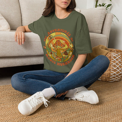 Psychedelic 'The Adventures of a Magic Mushroom' T-Shirt