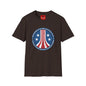 Colonial Navy Vintage Seal T‑Shirt — Patriotic Stars & Stripes Graphic