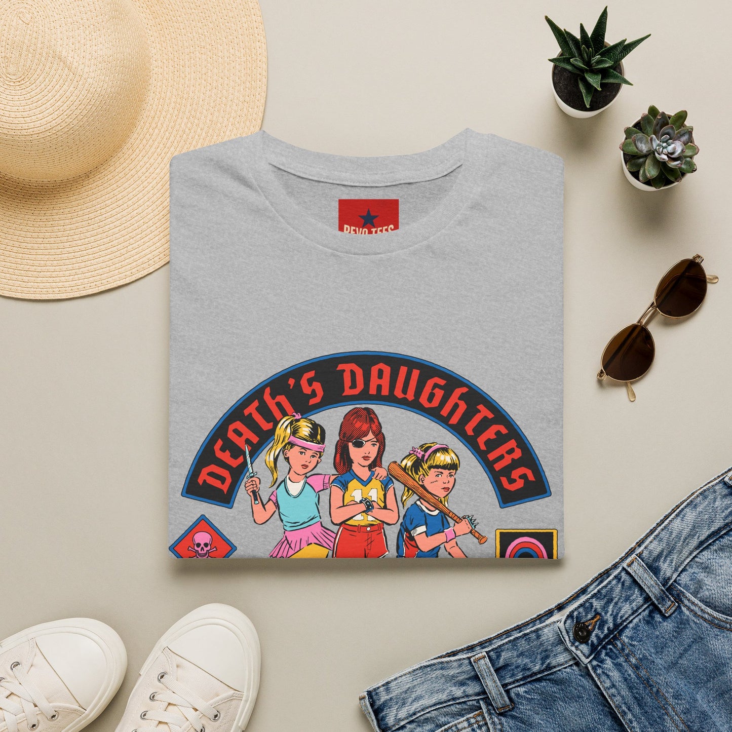 Death's Daughters Roller Skate Club T‑Shirt