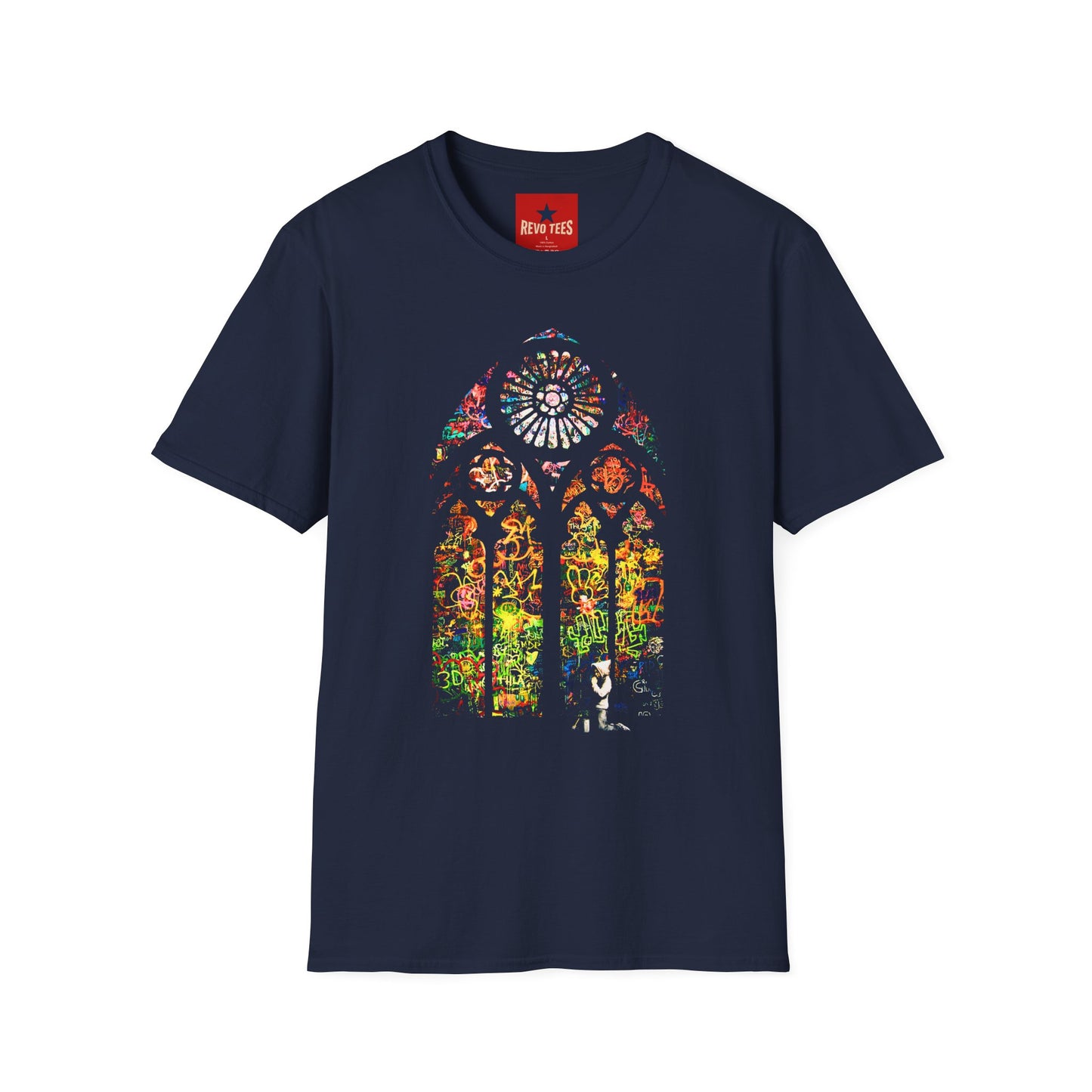 Banksy Stained T-Shirt — Graphic Tee