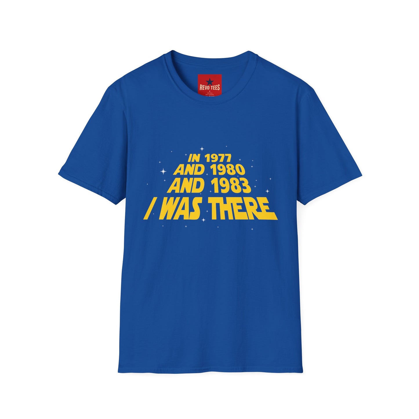 1977, 1980 & 1983 I Was There T-Shirt — Retro Fan Years Tee