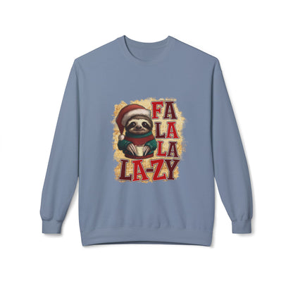 Fa La La La-Zy Sloth Christmas Sweatshirt