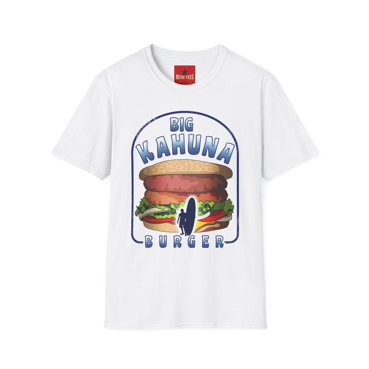 Big Kahuna Burger T-Shirt — Retro Surf-Inspired Burger Graphic Tee