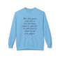 Christmas Quote — 'When Santa squeezes his fat white ass...' Holiday Crewneck Sweatshirt