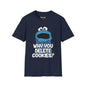 Revotees Cookie Monster Why You Delete Cookies Funny Retro Kids TV Graphic T-Shirt - alternate view 10