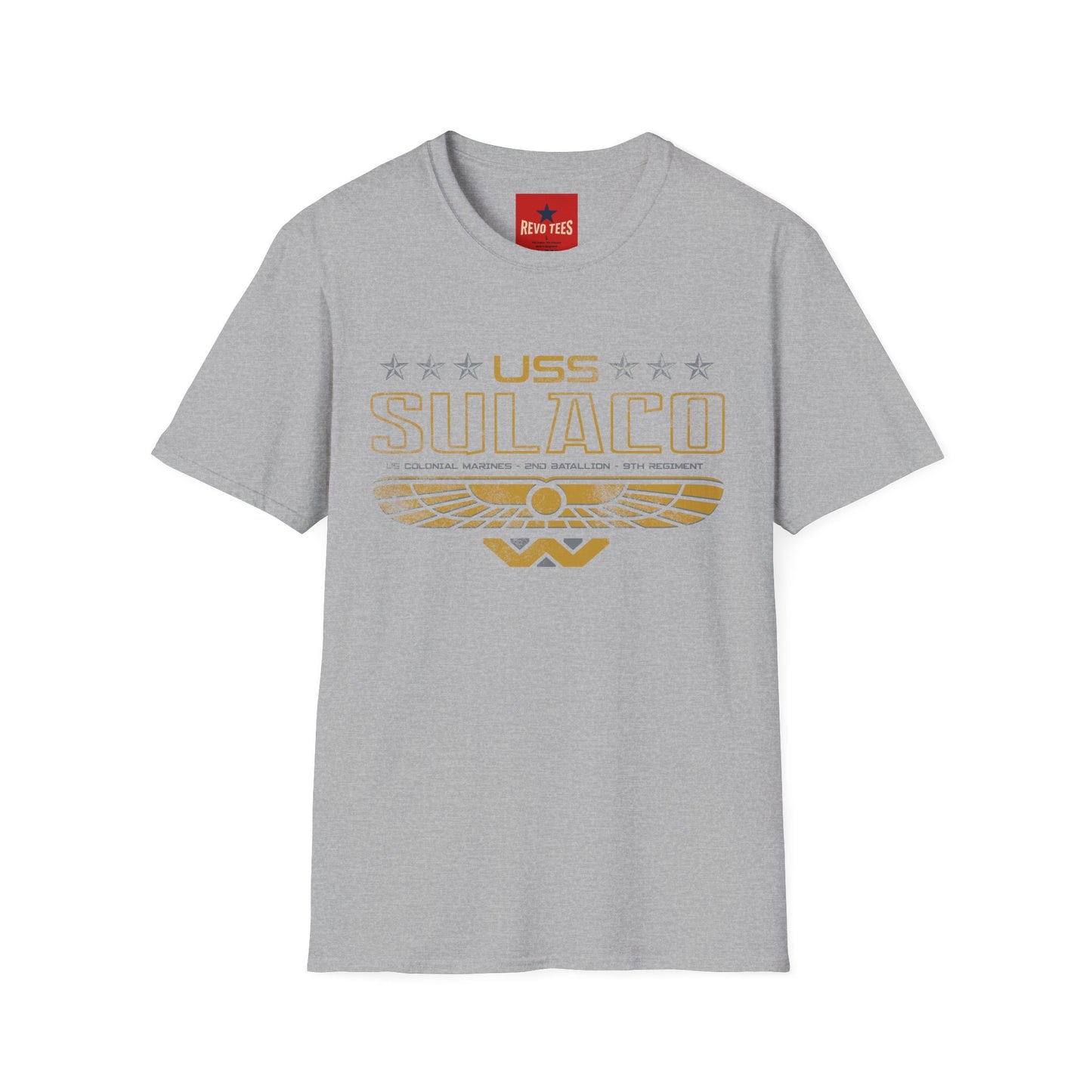 Sulaco USS T‑Shirt — Retro Sci‑Fi Starship Crew Tee