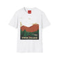 Twin Peaks Mountain T-Shirt — Retro Forest Adventure Tee