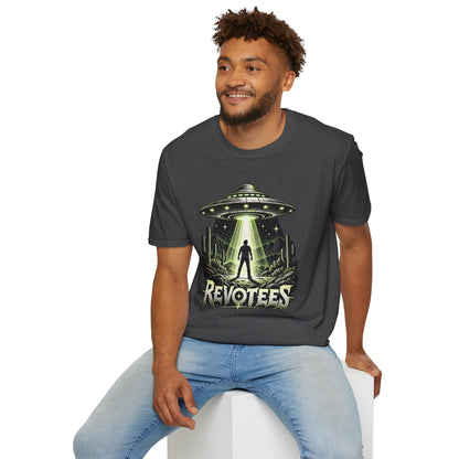 REVOTEES Alien Abduction – Sci‑Fi UFO Graphic Tee