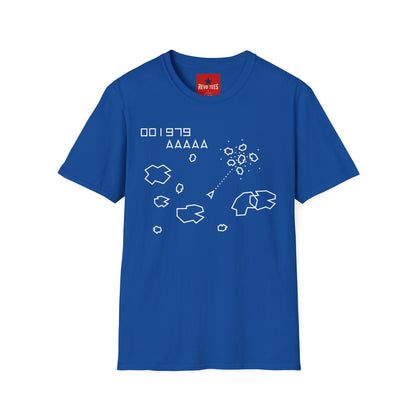 Retro Asteroids Arcade T‑Shirt — Vintage Space Shooter Gaming Tee