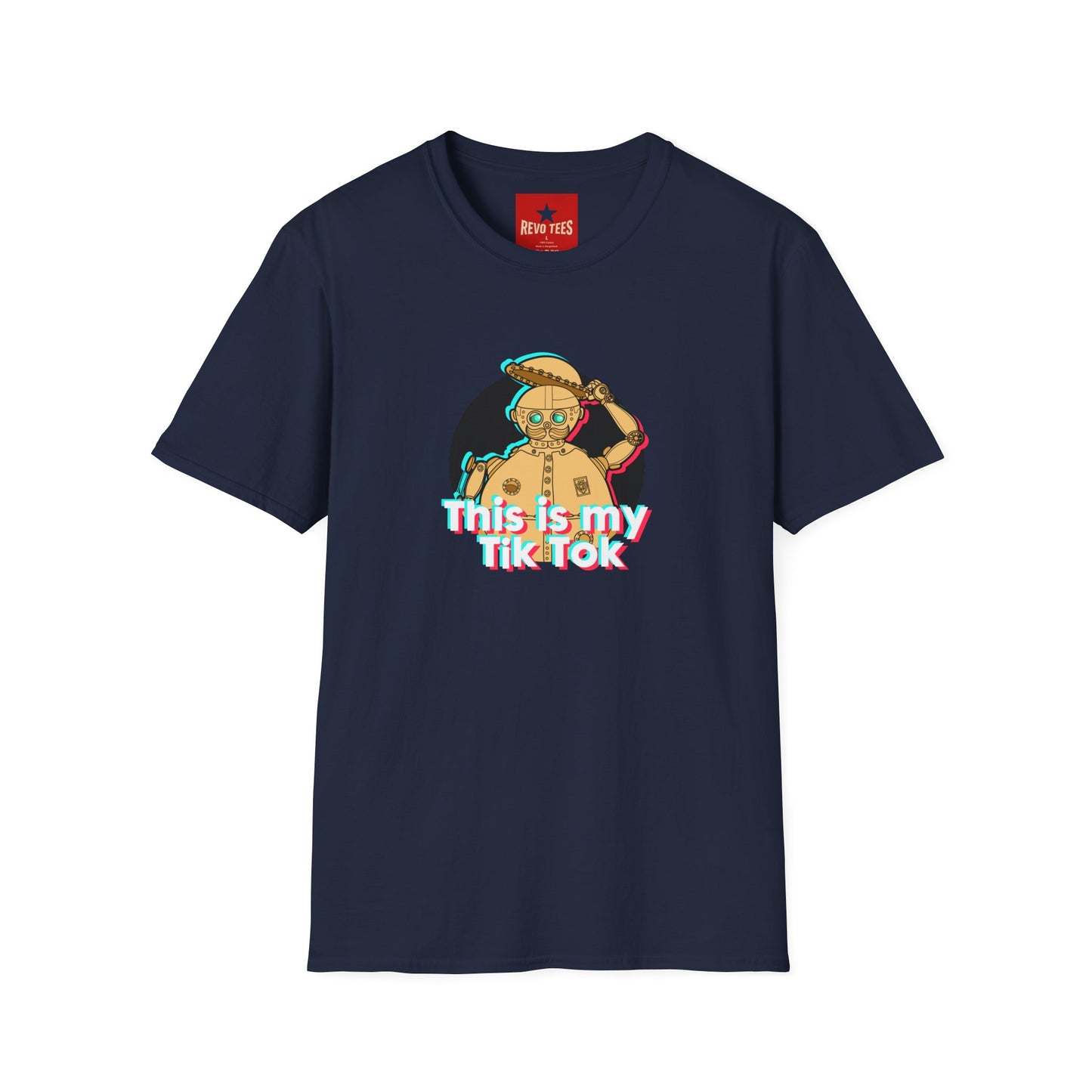 TikTok Robot Graphic T-Shirt — "This is my TikTok" Retro Gamer Tee