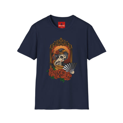 Day of the Dead Sugar Skull Tee — Vintage Floral Calavera T-Shirt