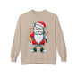 Santa Skull — Edgy Christmas Graphic Crewneck Sweatshirt