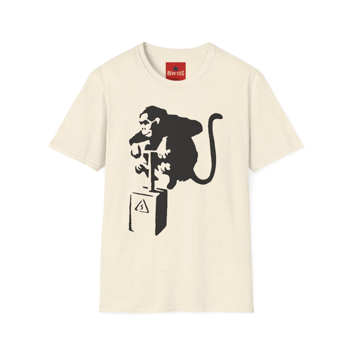 Banksy-Style Monkey On Bomb T-Shirt — Street Art Graphic Tee