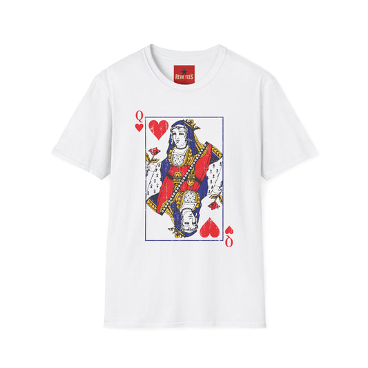 Queen of Hearts T-Shirt — Playing Card Graphic Tee