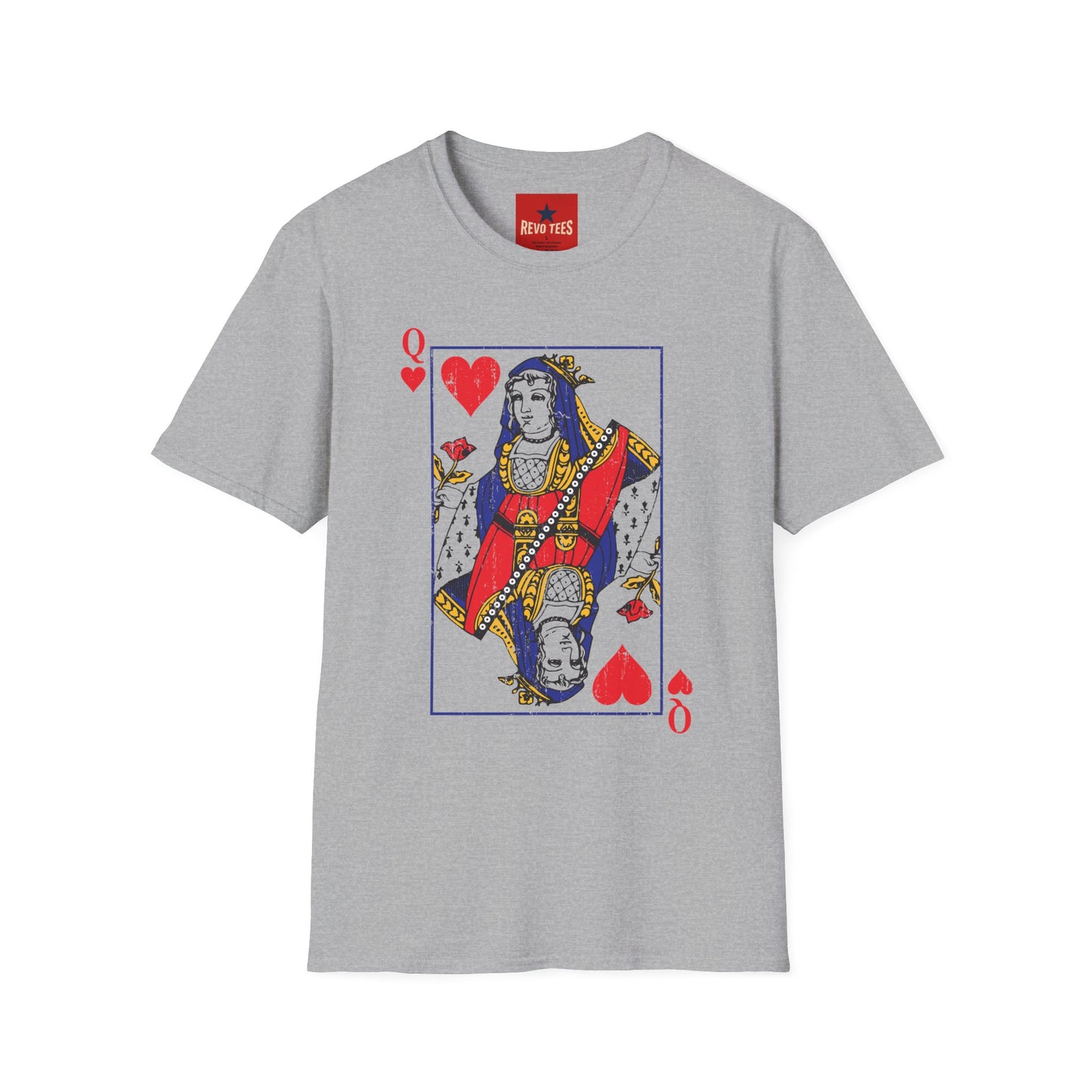 Queen of Hearts T-Shirt — Playing Card Graphic Tee