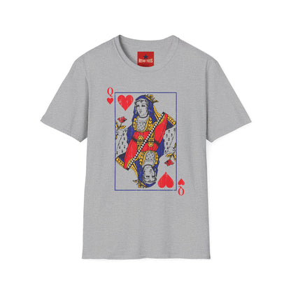 Queen of Hearts T-Shirt — Playing Card Graphic Tee