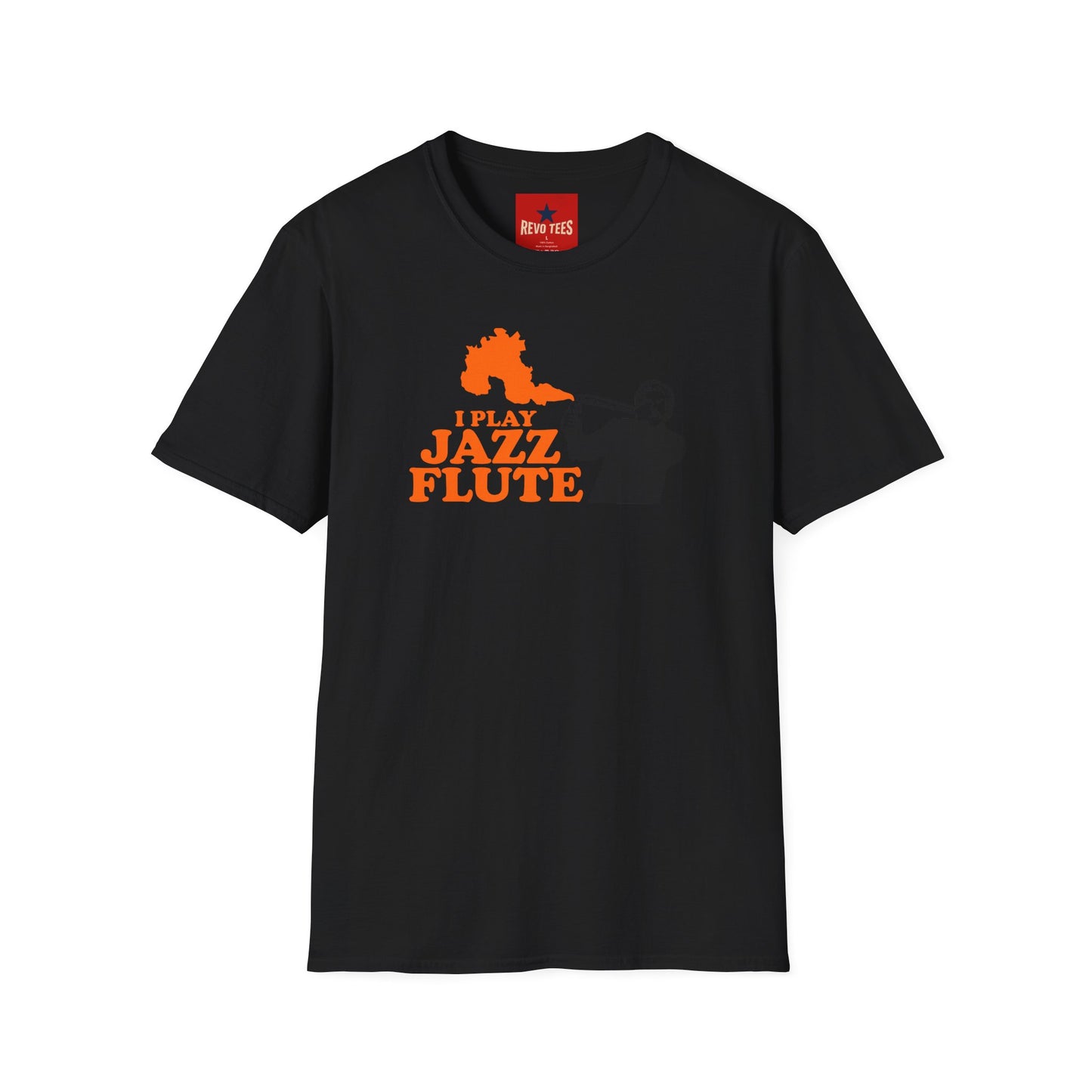 I Play Jazz Flute - Anchor Man - Unisex Softstyle T-Shirt