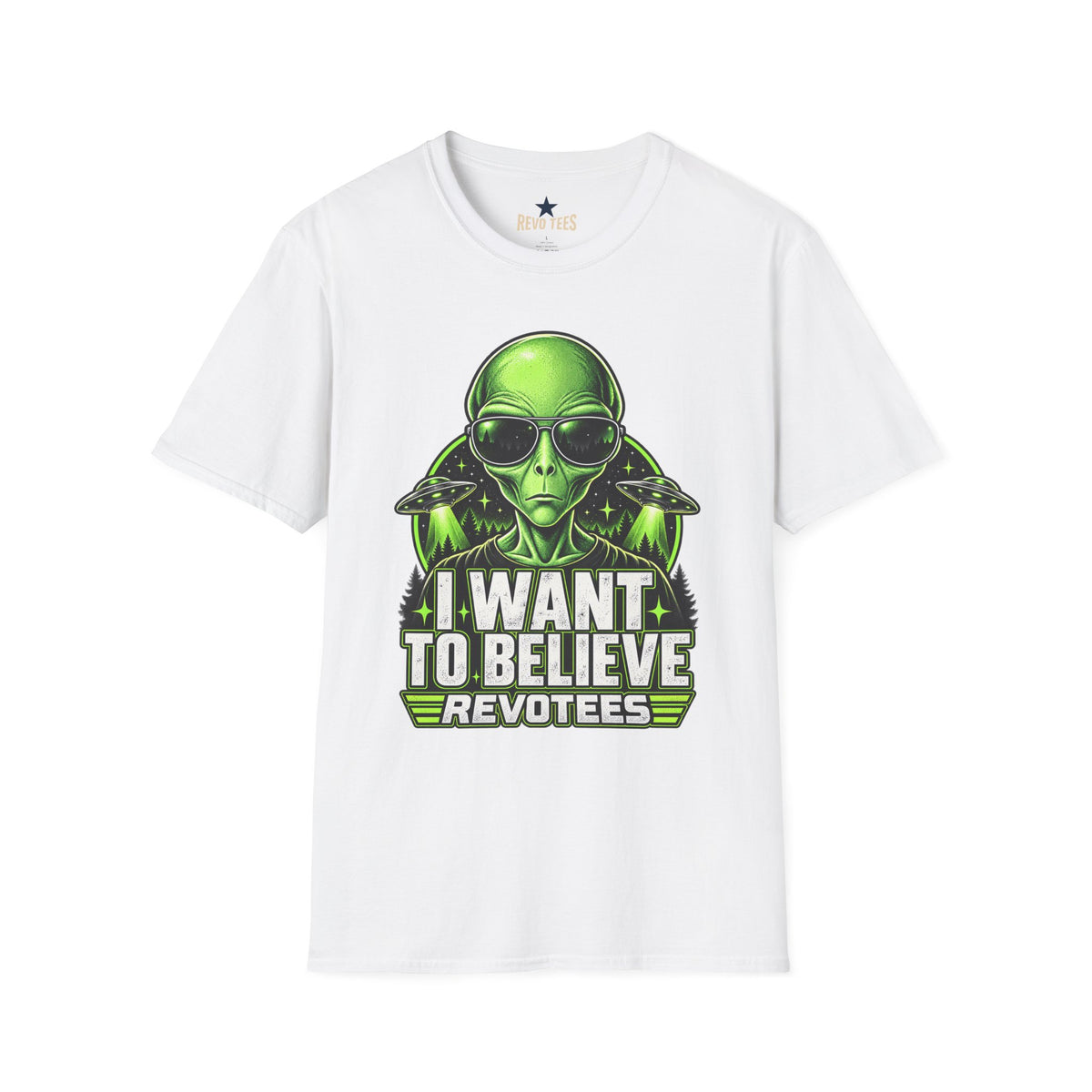 REVOTEES - I Want to Believe Alien T-Shirt