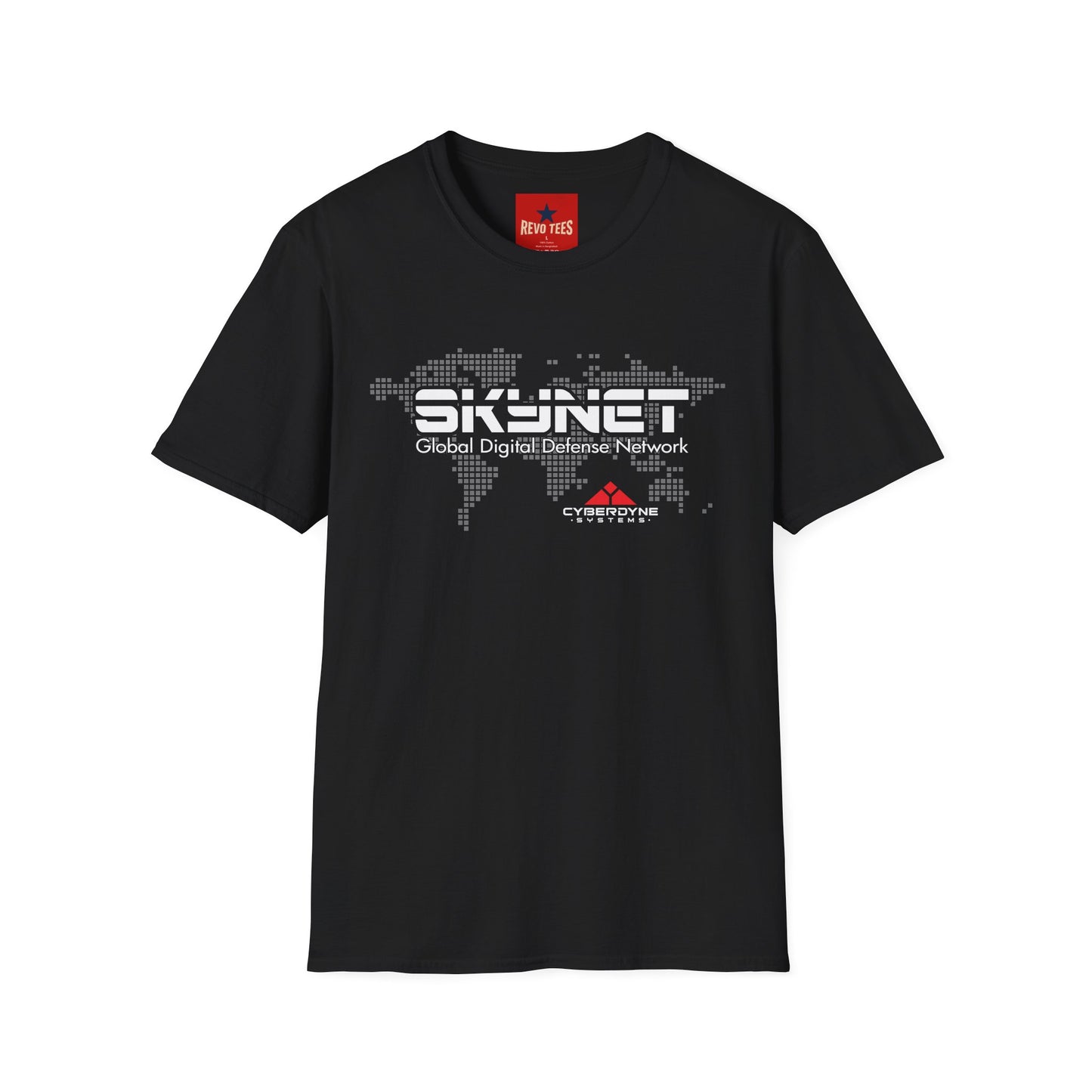 Terminator Skynet Global Digital Defense Network T-Shirt — Cybersecurity Futuristic Tech Tee