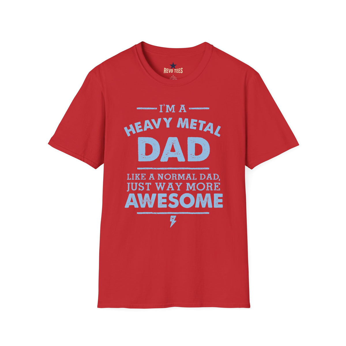 Revotees Heavy Metal Dad I M a Heavy Metal Dad Graphic for Proud Fathers T-Shirt - alternate view 11