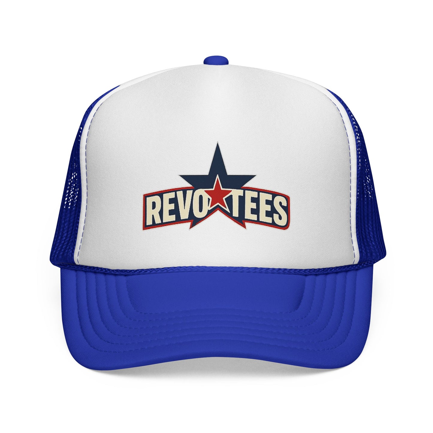 Revotees Star Logo Trucker Cap - Vintage Patriotic Mesh Hat