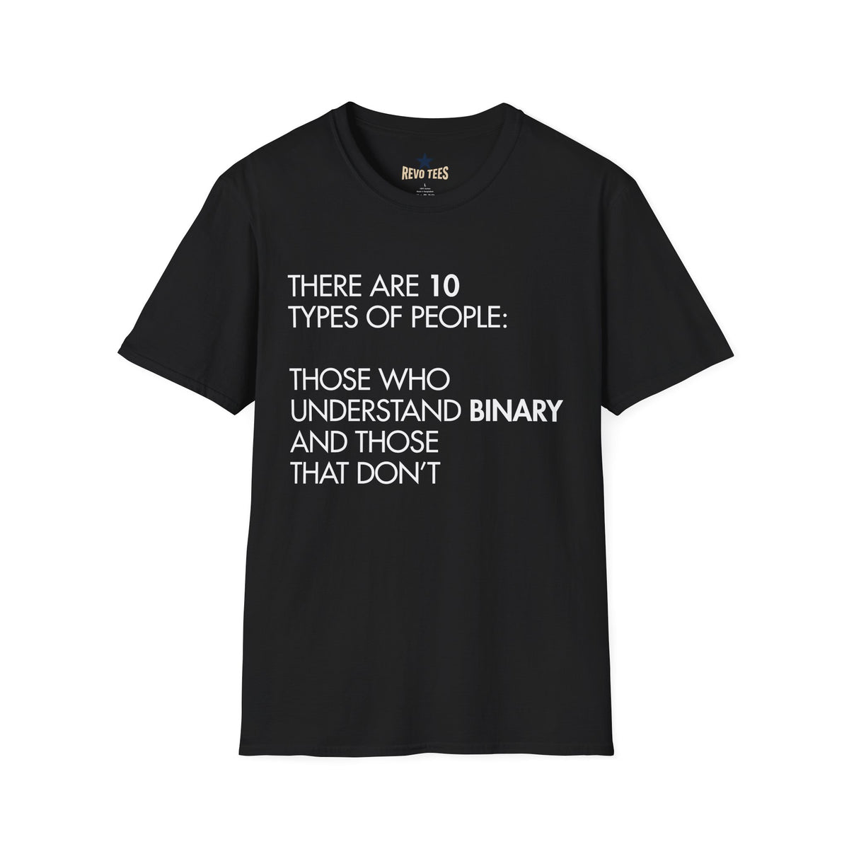 Revotees Binary Problems Unisex Softstyle T-Shirt