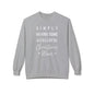 Christmas Wine Sweatshirt - "Simply Having Some Wonderful Christmas Wine" Holiday Crewneck