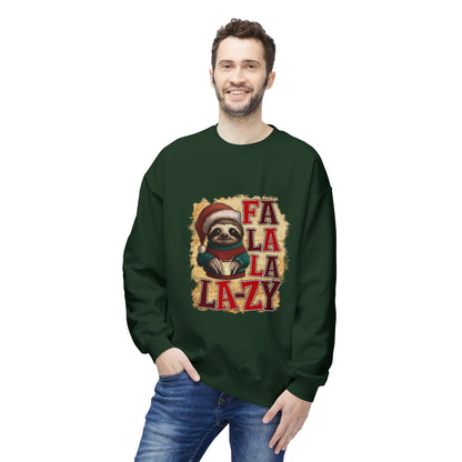 Fa La La La-Zy Sloth Christmas Sweatshirt