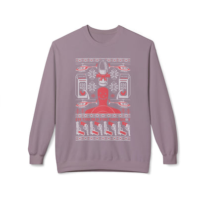 Lethal Knitting - Too Old For This Sh!t Christmas Ugly Sweater
