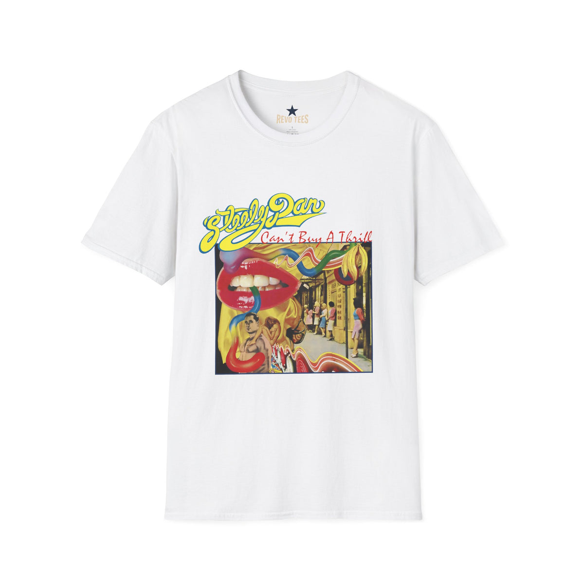 Revotees Steely Dan Cant Buy a Thrill Retro Album Art T-Shirt - alternate view 3