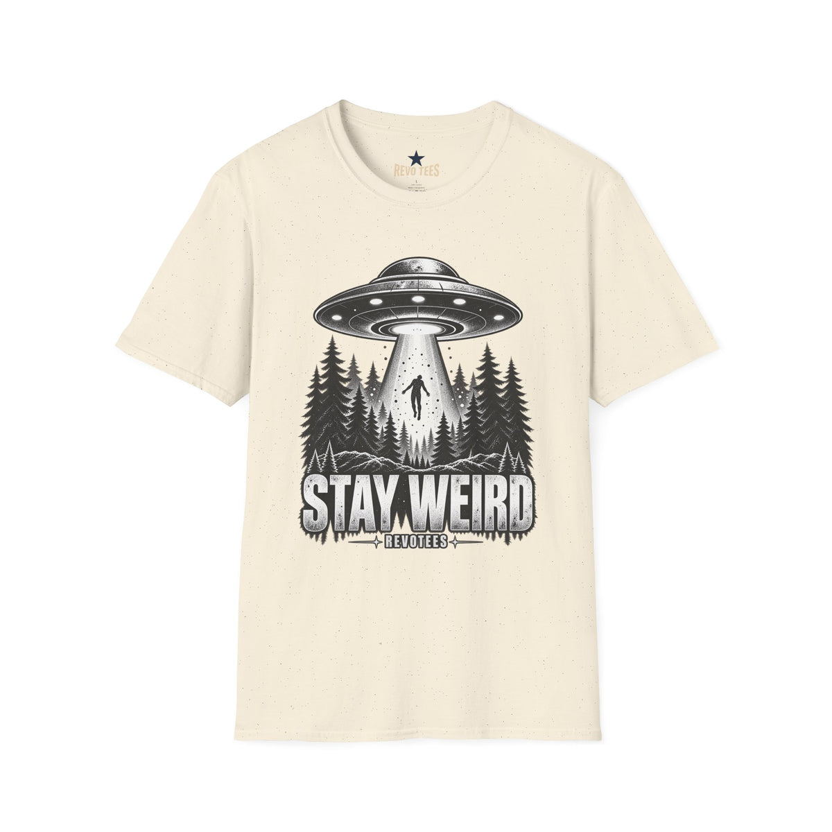 REVOTEES Stay Weird — Alien Abduction Graphic Tee