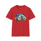 Sci‑Fi Adventure T‑Shirt — Time Traveler Crew Scene
