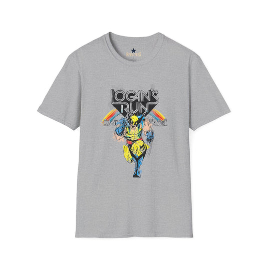 Revotees Wolverine Logan on the Run Unisex Softstyle T-Shirt - alternate view 2