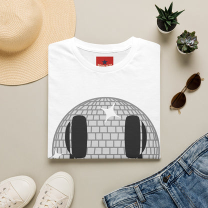 Smiling Disco Ball T-Shirt — Retro Dance Party Graphic Tee